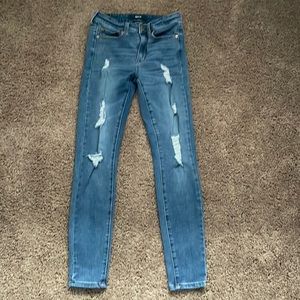 Aero high rise skinny jeans